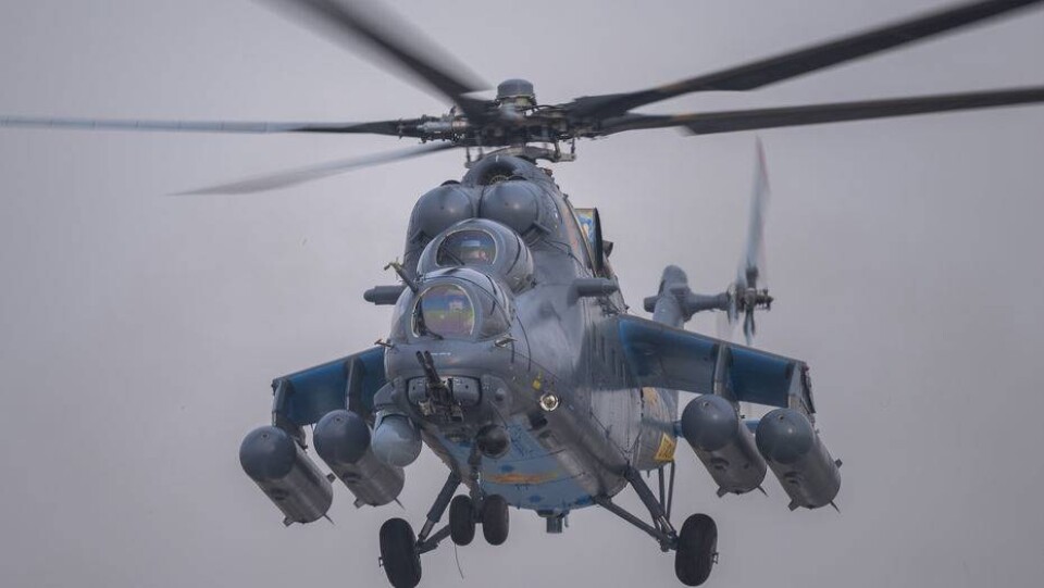Новые ударные вертолёты Ми-35М прибыли на авиабазу ВВС Казахстана
