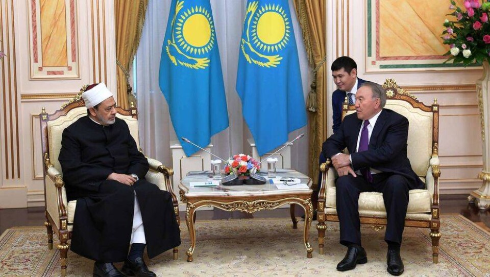 Назарбаев встретился с Верховным имамом Аль-Азхара Шейхом Ахмадом ат-Тайебом