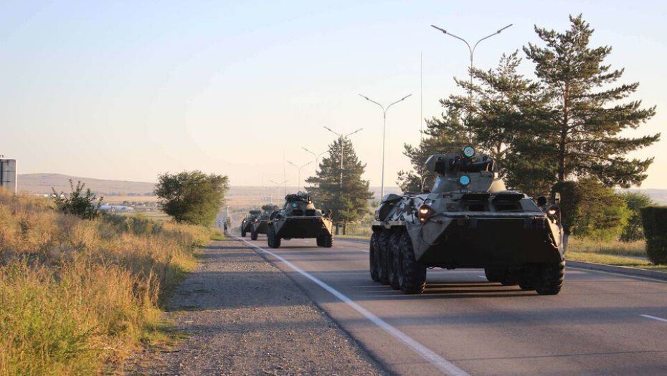 Военные тестировали беспилотники в горах Алматинской области