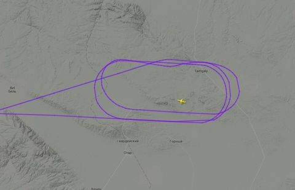 Фото с сайта flightradar24.com 