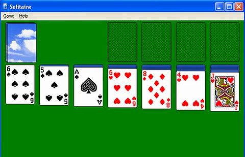 Скриншот игры Microsoft Solitaire