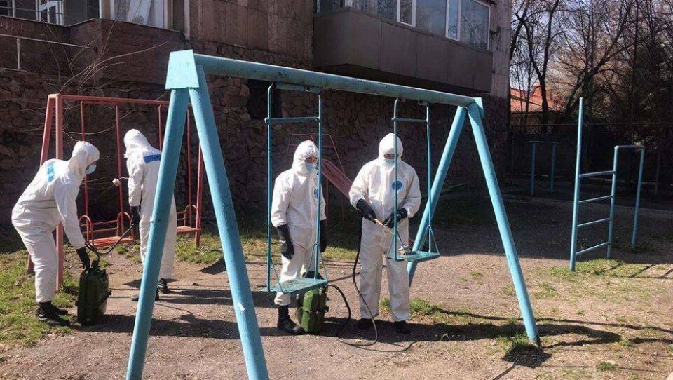 В акимате Алматы рассказали, какие средства используют для дезинфекции