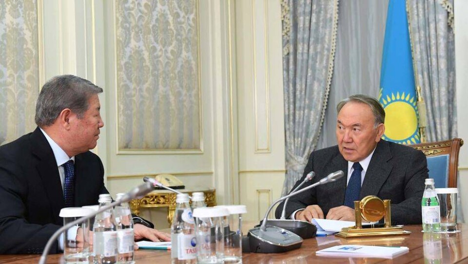 Есимов доложил Назарбаеву, что строительство в ЭКСПО-городке ведётся по графику