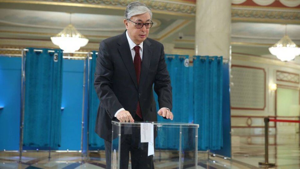 Касым-Жомарт Токаев проголосовал на выборах президента Казахстана 