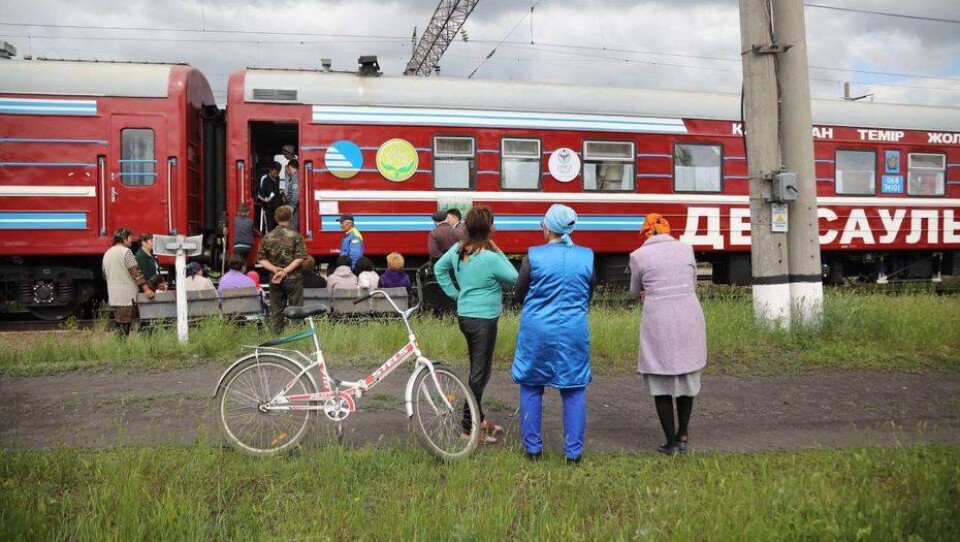 Фото пресс-службы Медицинского поезда "Денсаулық"