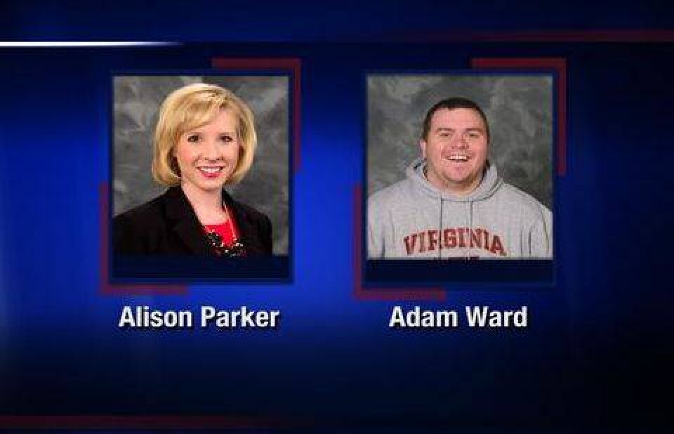 Фото со страницы в twitterтелестанции WDBJ7 