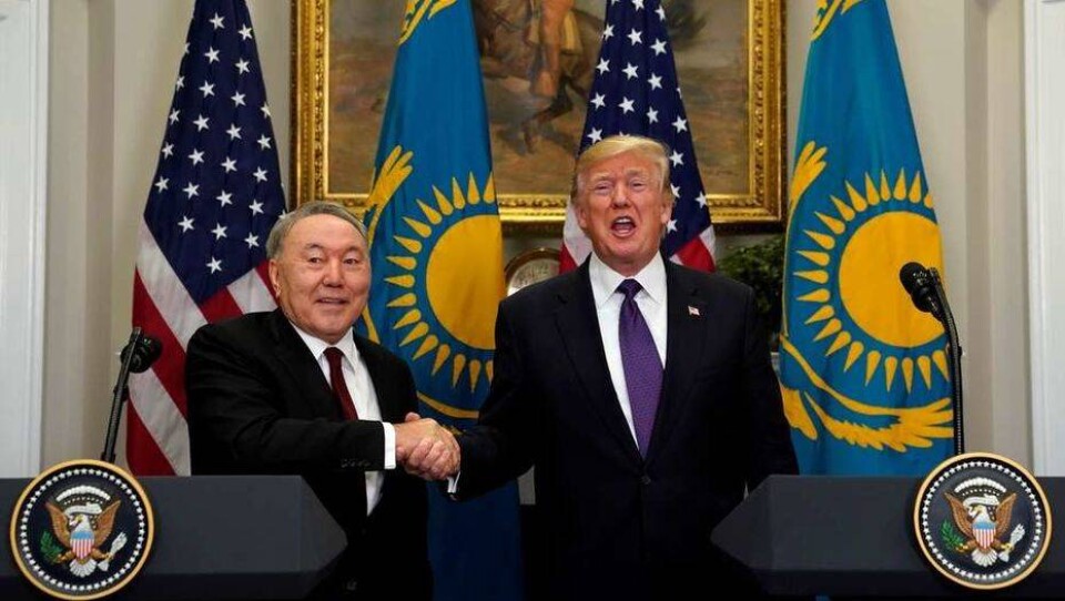 Назарбаев пошутил с Трампом о первенстве в налоговой реформе и количестве внуков