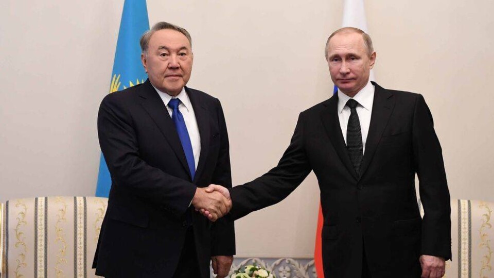 Назарбаев Путину: Мы хотим развивать военно-техническое сотрудничество с Россией