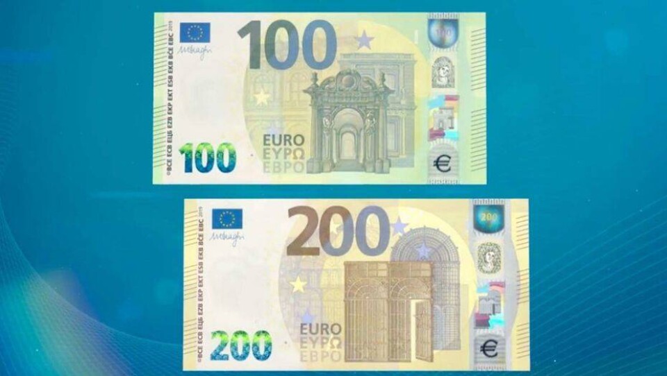 В ЕС вводят в обращение новые купюры в 100 и 200 евро
