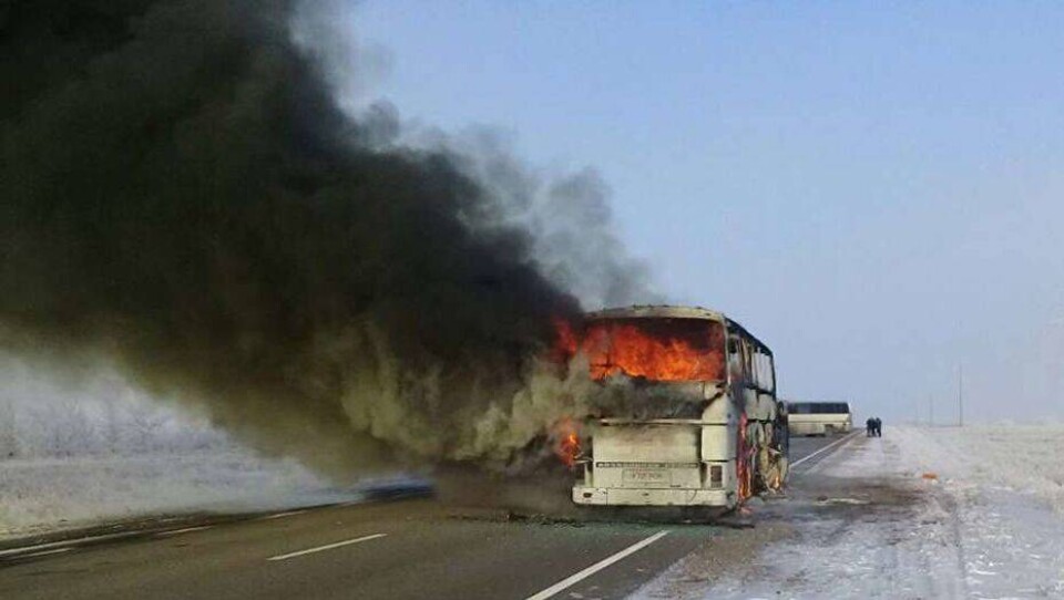Владелец казахстанского автобуса, в котором сгорели 52 человека, задержан в Узбекистане