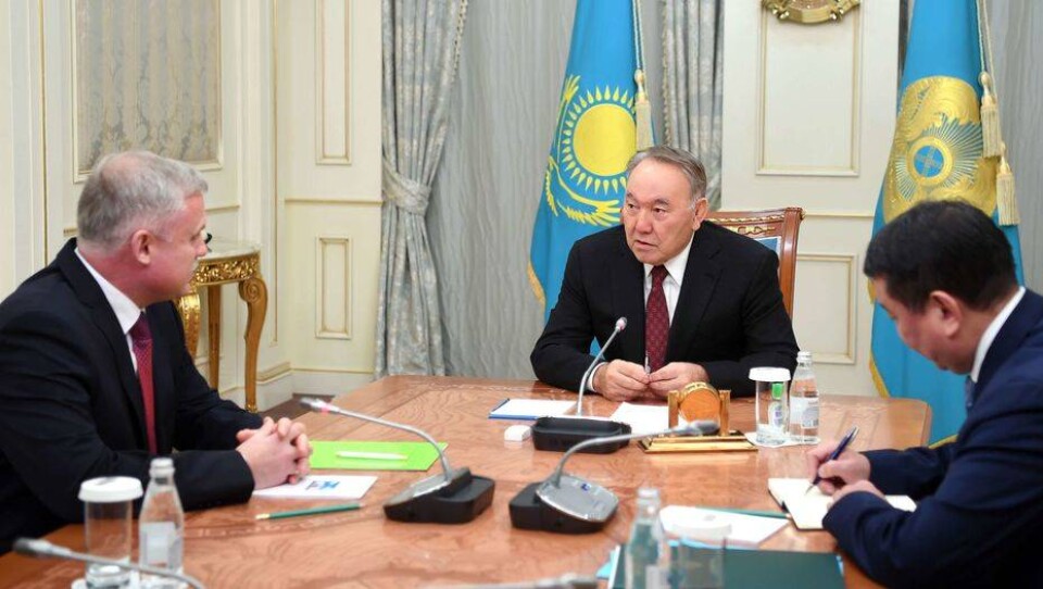 Назарбаев встретился с государственным секретарём Совета безопасности Беларуси