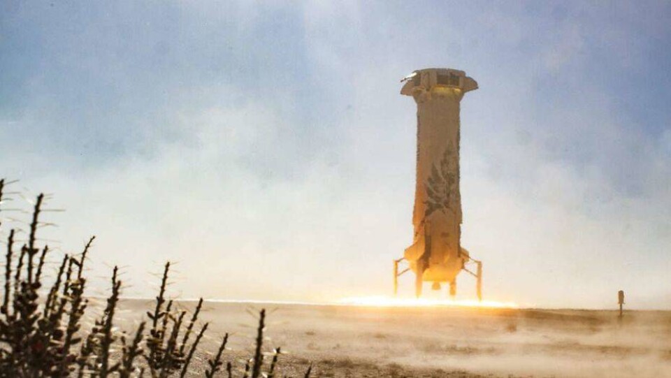 Blue Origin протестировала космический корабль для туристических полётов в космос