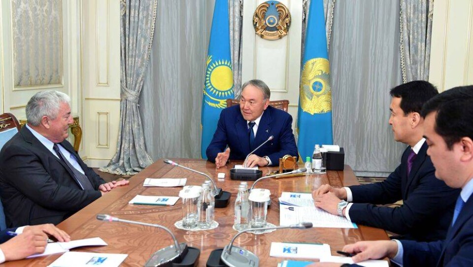 Назарбаев встретился с независимым директором госхолдинга "Самрук-Казына" 