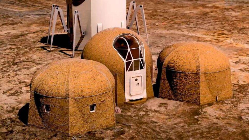 NASA показало проекты будущих домов на Марсе