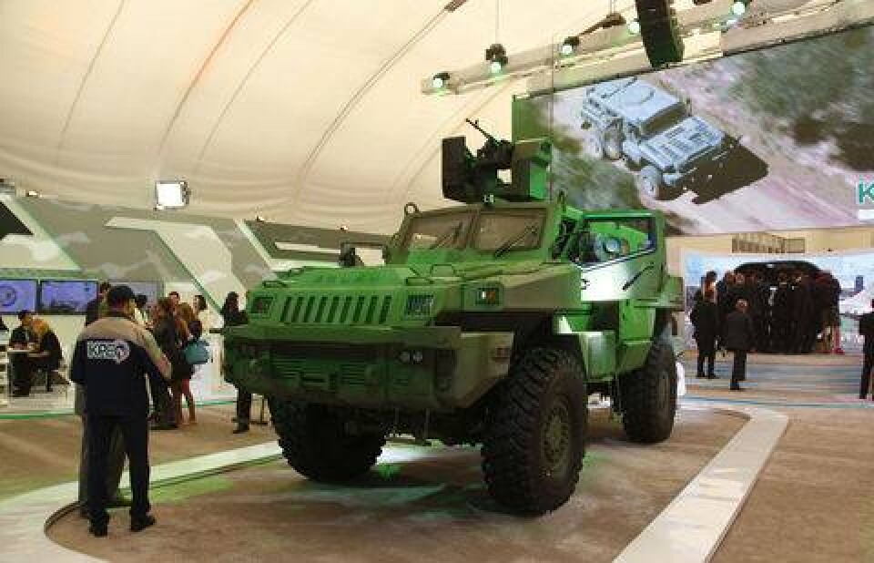 Бронированная колёсная машина "Арлан"
