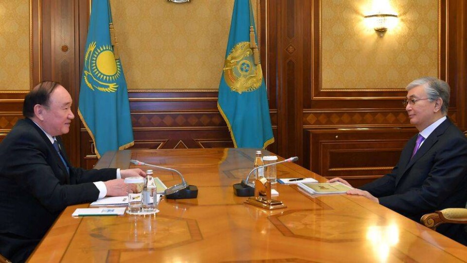 Касым-Жомарт Токаев принял председателя партии "Ауыл" Али Бектаева