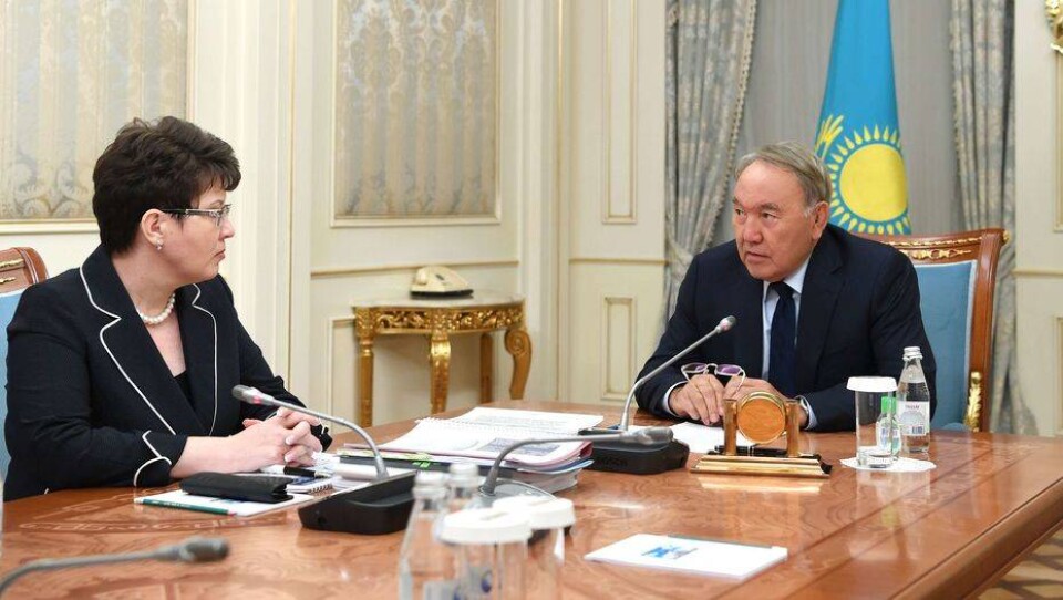 Назарбаев встретился с председателем Счётного комитета Годуновой