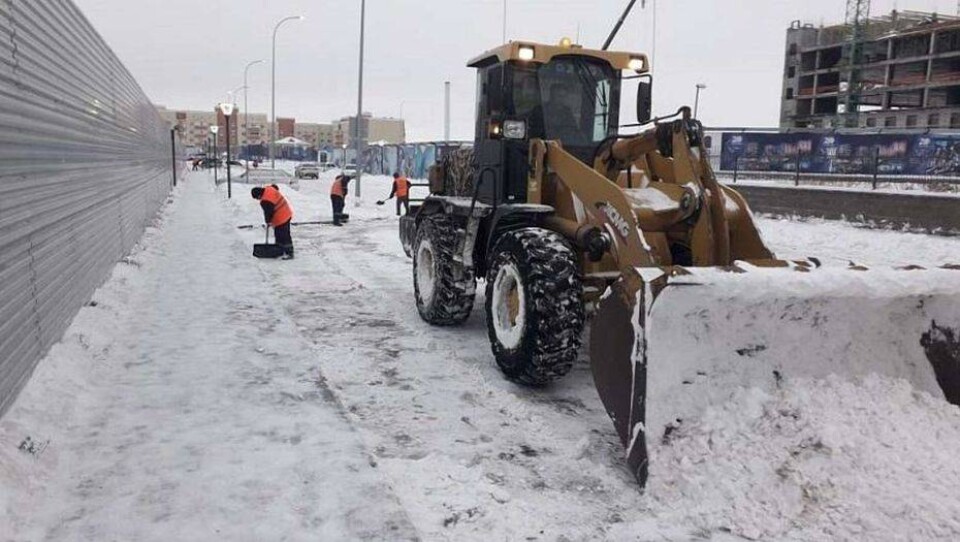 Свыше 27 тысяч кубометров снега вывезли с улиц Нур-Султана
