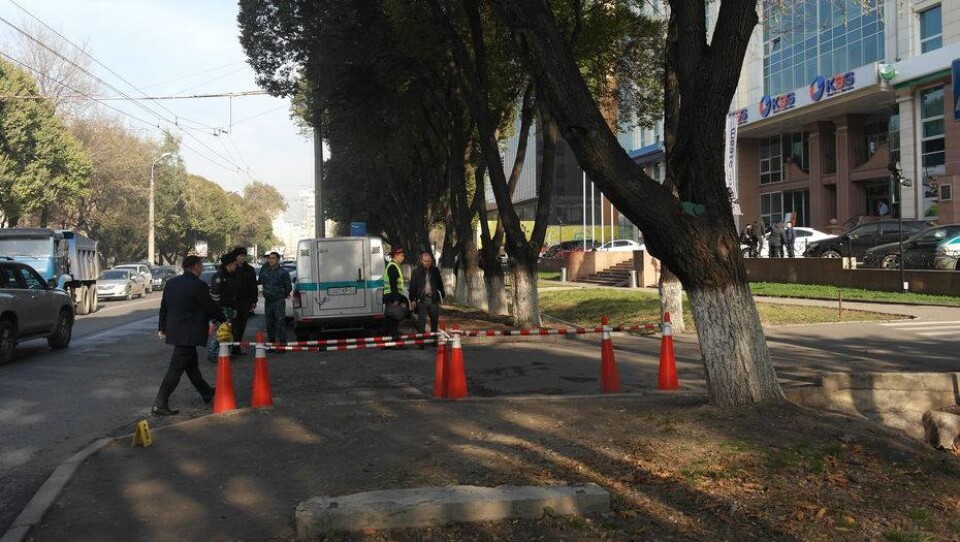 В Алматы стреляли у отделения банка