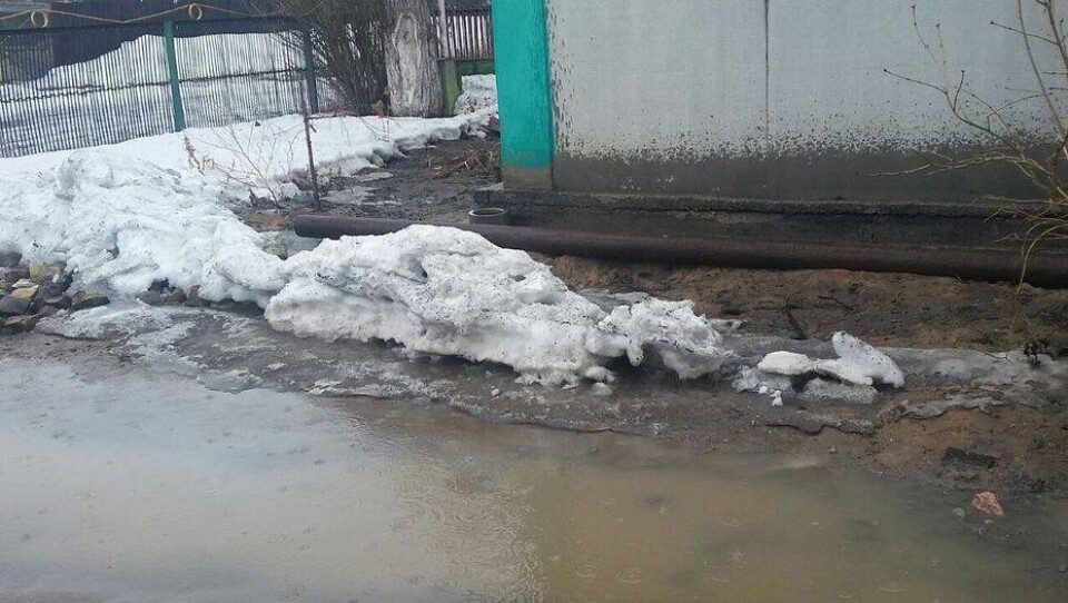 Талые воды подтопили посёлок в Карагандинской области