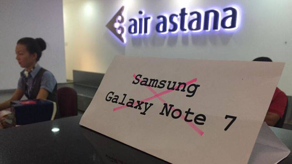 Air Astana запретила пассажирам брать на борт Galaxy Note 7