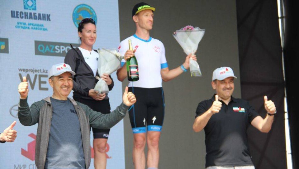 В соревнованиях по триатлону Ironman 70.3 Astana победил участник из Германии