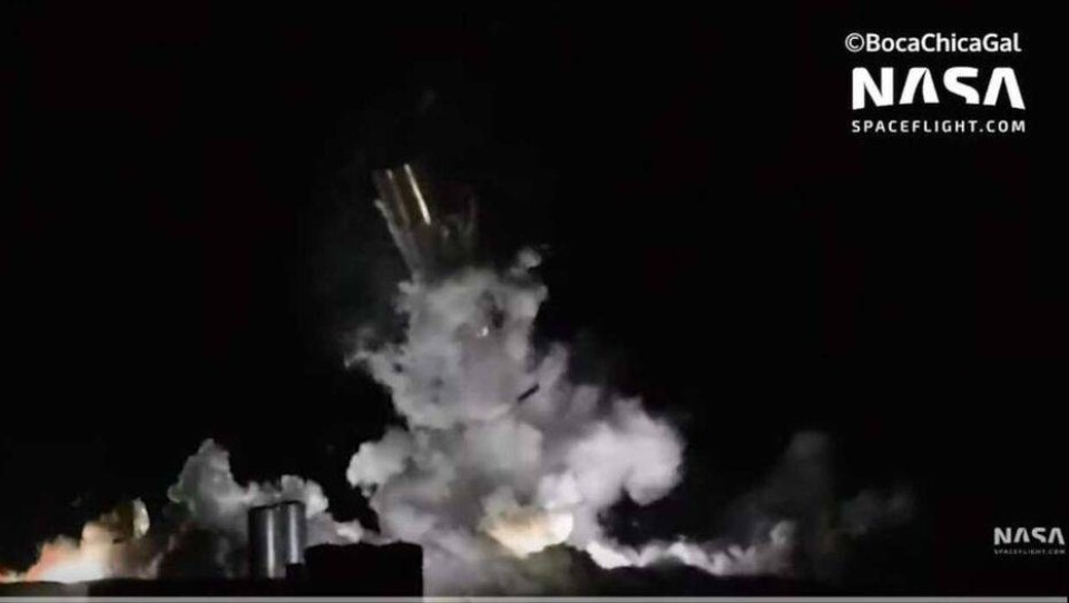 Образец космического корабля Starship компании SpaceX взорвался во время испытаний 