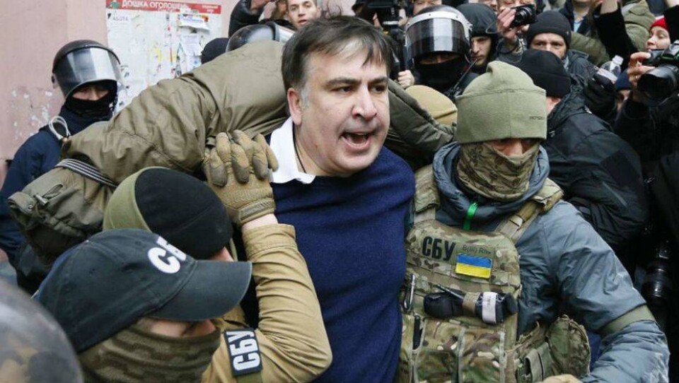 Стало известно, за что задержали Михаила Саакашвили в Киеве