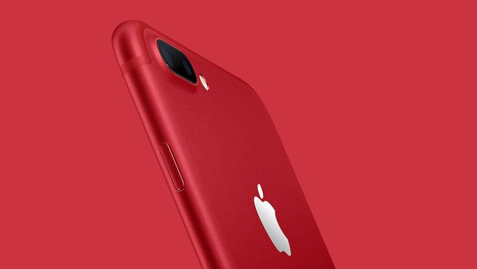 Apple представила iPhone 7 в красном цвете