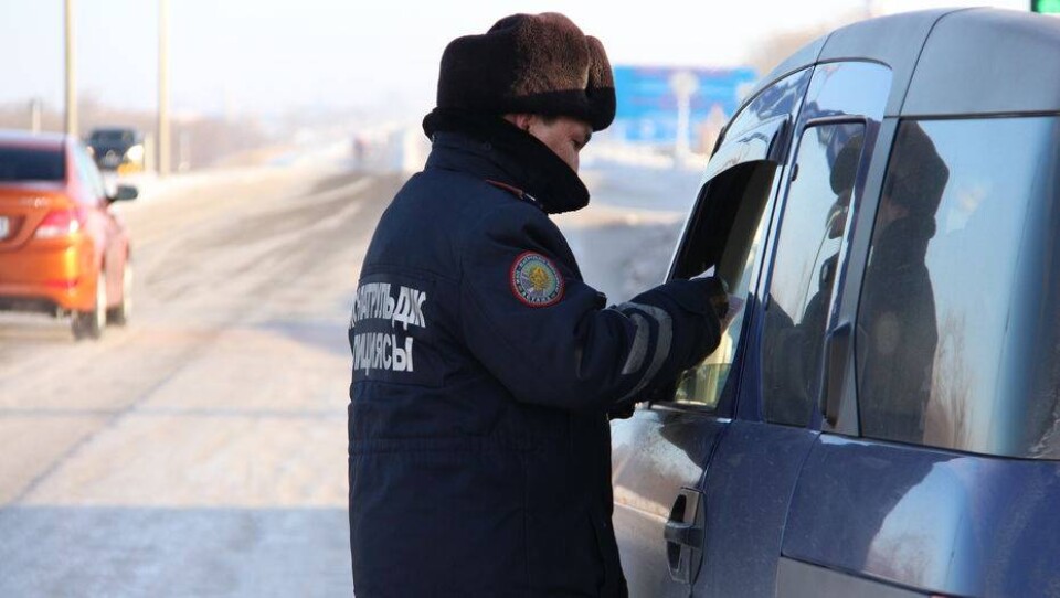 В Акмолинской области задержали трезвого водителя, который обматерил полицейского