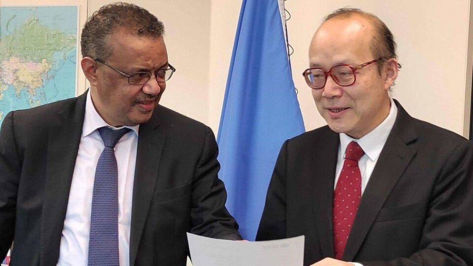 Фото со страницы в Twitter Tedros Adhanom Ghebreyesus
