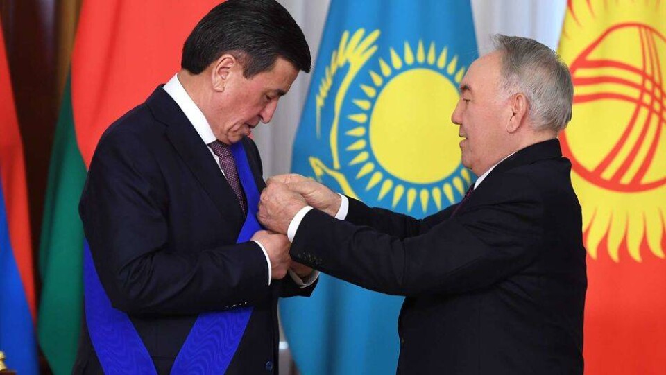 Назарбаев вручил ордена президентам Беларуси и Кыргызстана