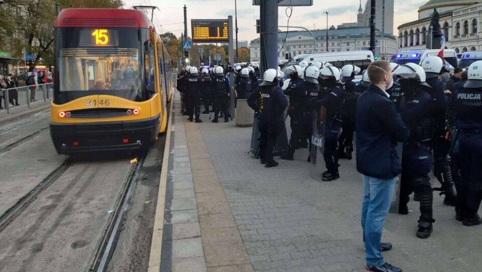 В Польше прошла акция протеста против ограничений из-за Covid-19 