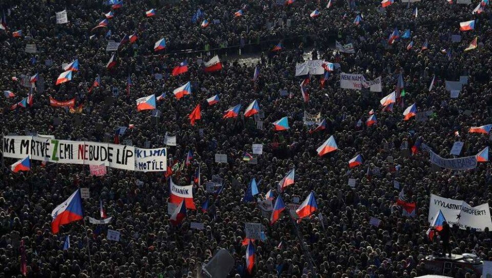 В Праге прошла акция протеста. Митингующие выдвинули ультиматум премьеру