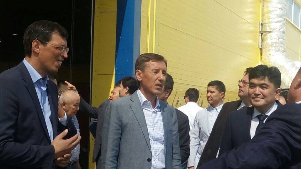 Булат Абилов открыл завод по производству газоблоков в Карагандинской области