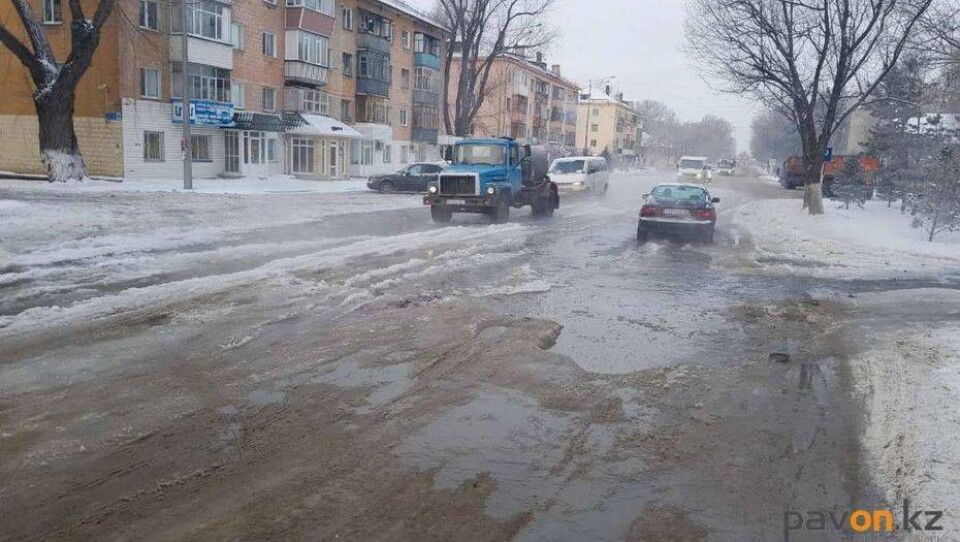 Крупная коммунальная авария в Павлодаре: без воды осталось свыше 30 домов
