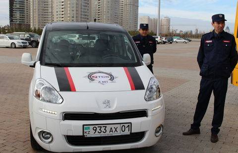Спецавтомобиль будет автоматически штрафовать за нарушения ПДД в Астане