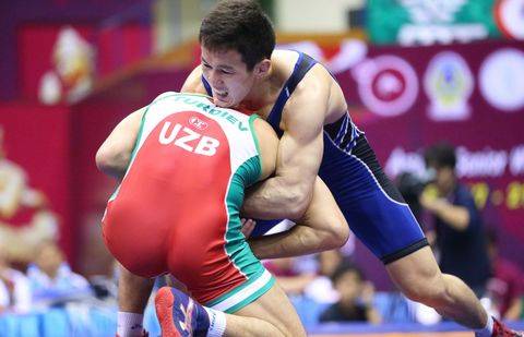 Казахстанский борец Досжан Картиков стал чемпионом Азии