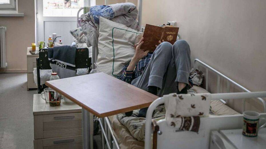 Фото Алмаза Толеке из хосписа Алматы