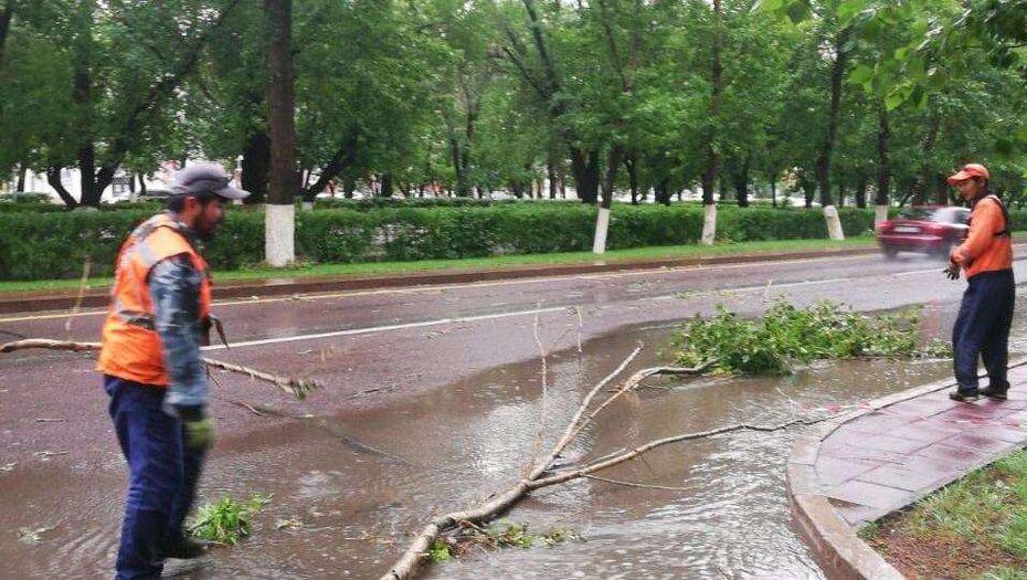 В Караганде шквальный ветер оставил без электричества жителей нескольких районов