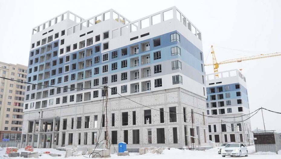 Аким Астаны проинспектировал ход строительства домов компании "Шар-курылыс"