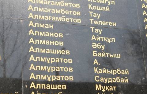 В парке Победы Атырау возводят Стену памяти