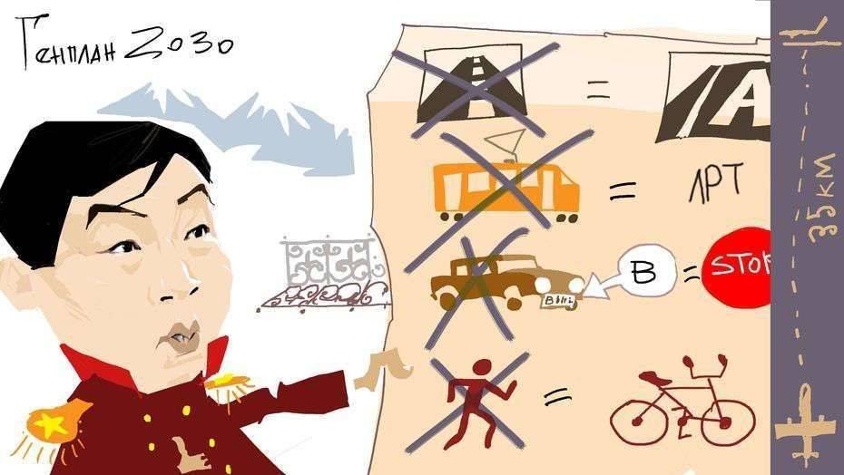 Рисунок Ибрагима Кубекова