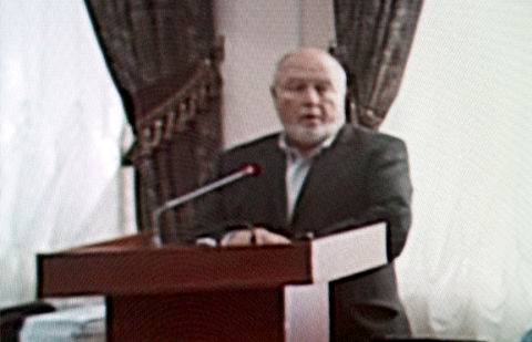 Кадр видео из зала суда