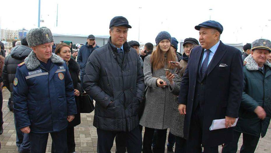 Исекешеву показали систему безопасности Mega Silk Way в Астане