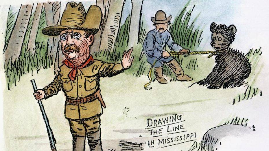 The 1902 cartoon by Clive Berryman mocked the President’s act of mercy