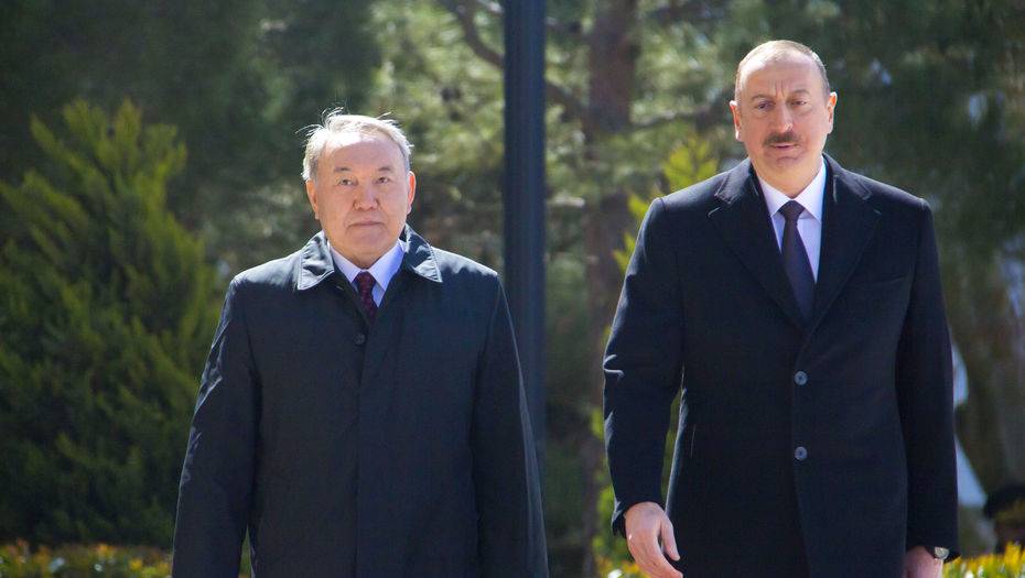Нурсултан Назарбаев и Ильхам Алиев проводят встречу в Баку