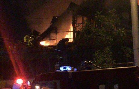 Фото очевидцев пожара