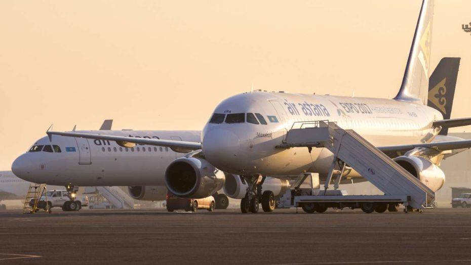 Airbus A321neo "Эйр Астаны" не смог выполнить рейс из-за проблем с двигателем 