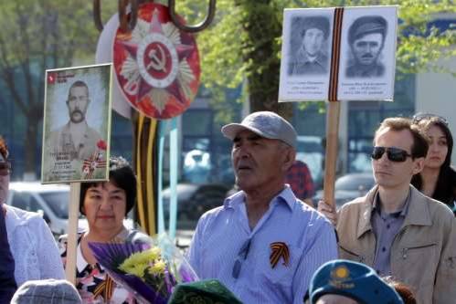 Празднование Дня победы в Актобе